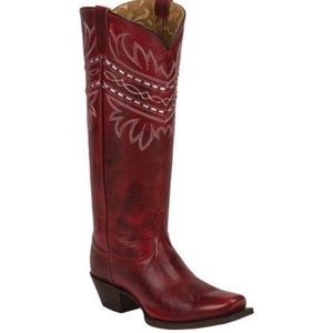 Tony Lama 15” Red Vaquero Boot